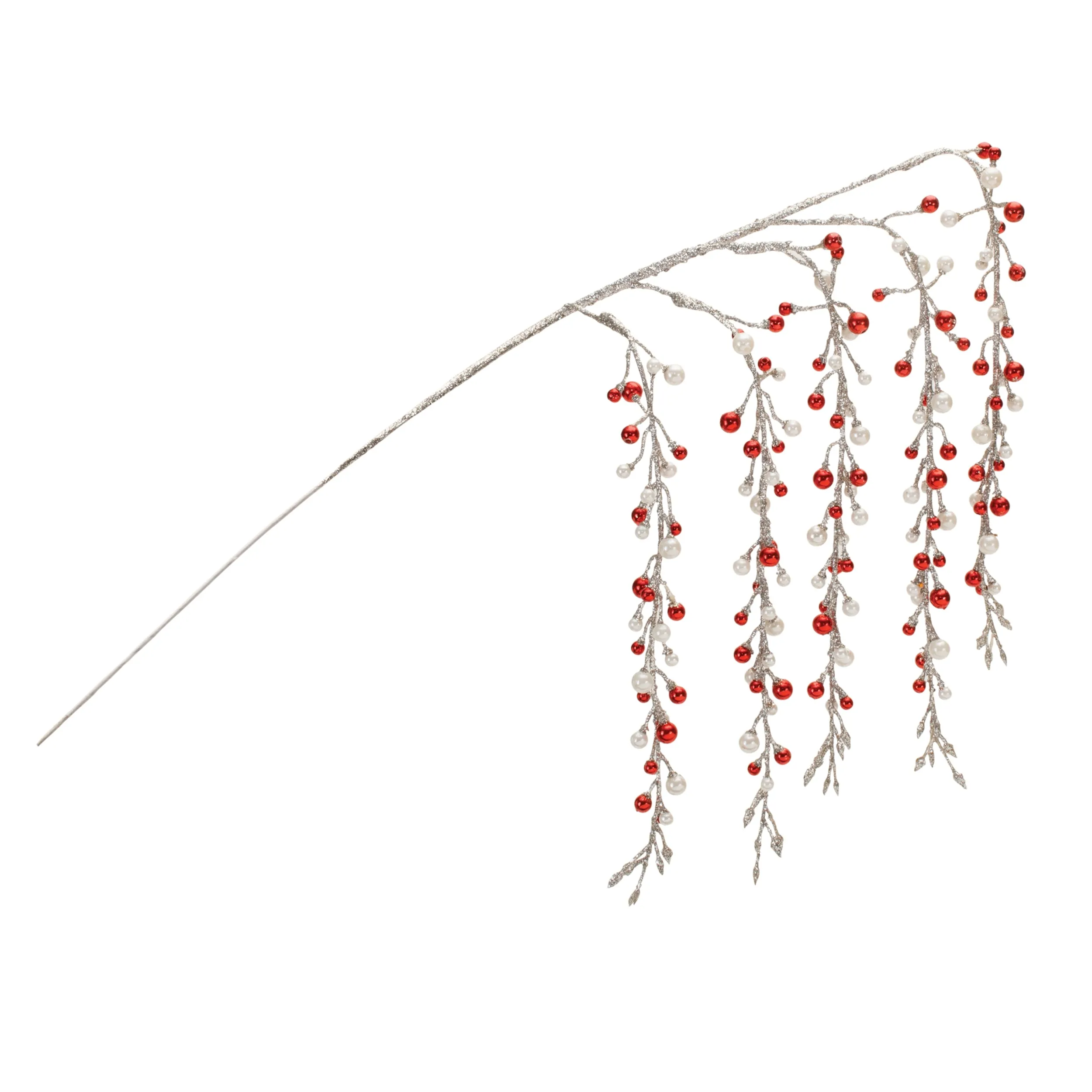 Hanging Berry Branch (Set of 2) 26"H Plastic