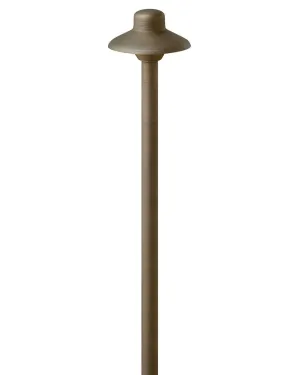 Hardy Island Path Light LED Path Light in Matte Bronze Outdoor Landscape Lighting