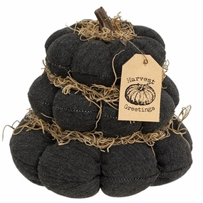 Harvest Greetings Stuffed Pumpkin Stack Decorative Accessories outlet price