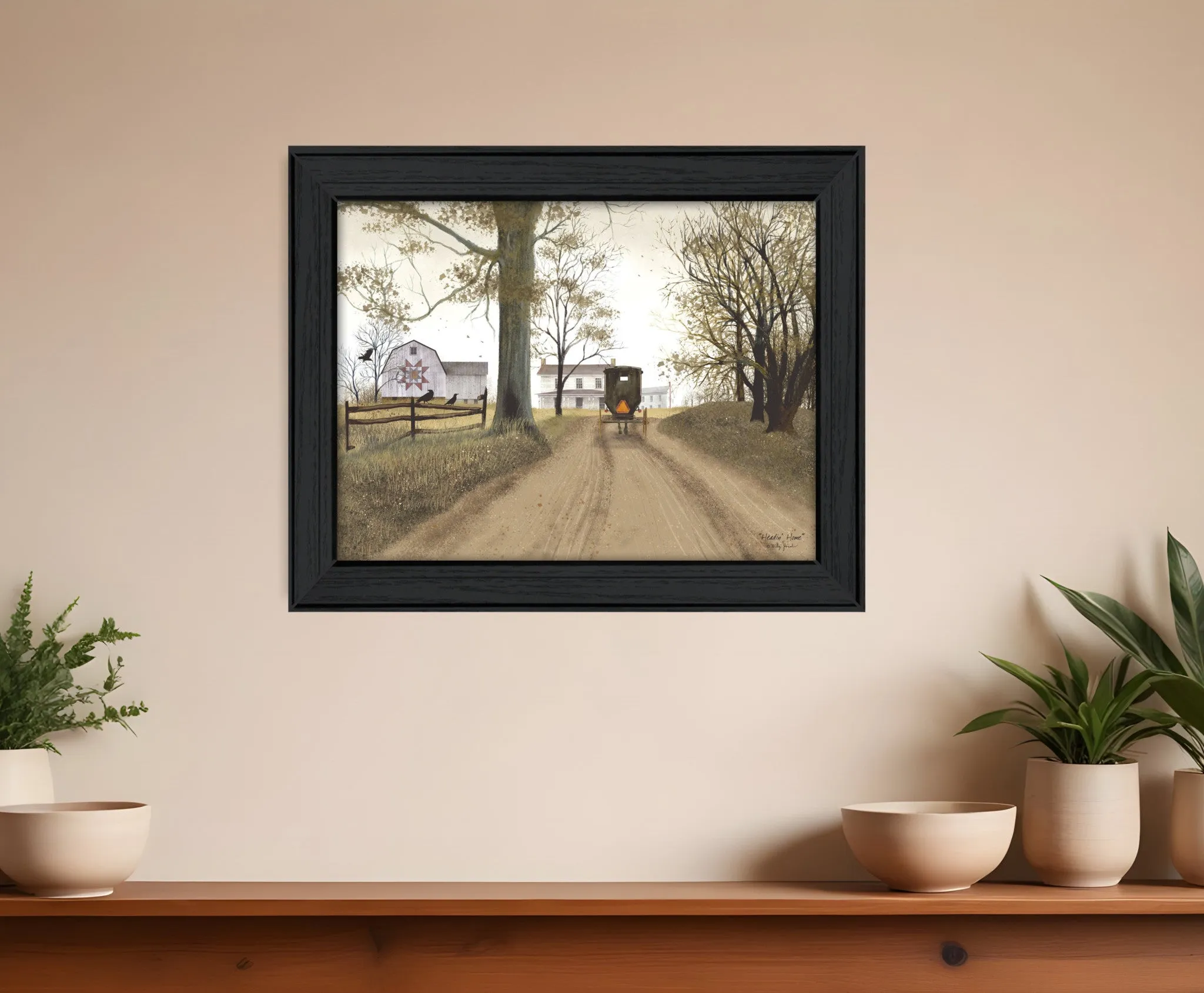 Headin Home 8 Black Framed Print Wall Art Discount Wall Decor Sets