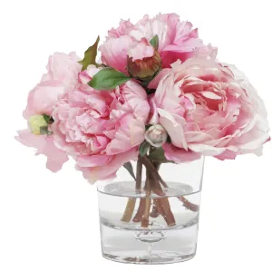 Heavenly Pink Peonies Artificial Flowers Spring Refresh