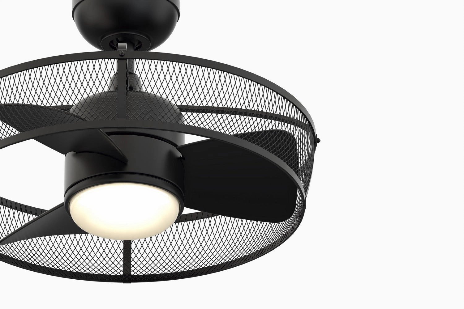 Henry 20"Ceiling Fan Black Fandeliers at discount prices