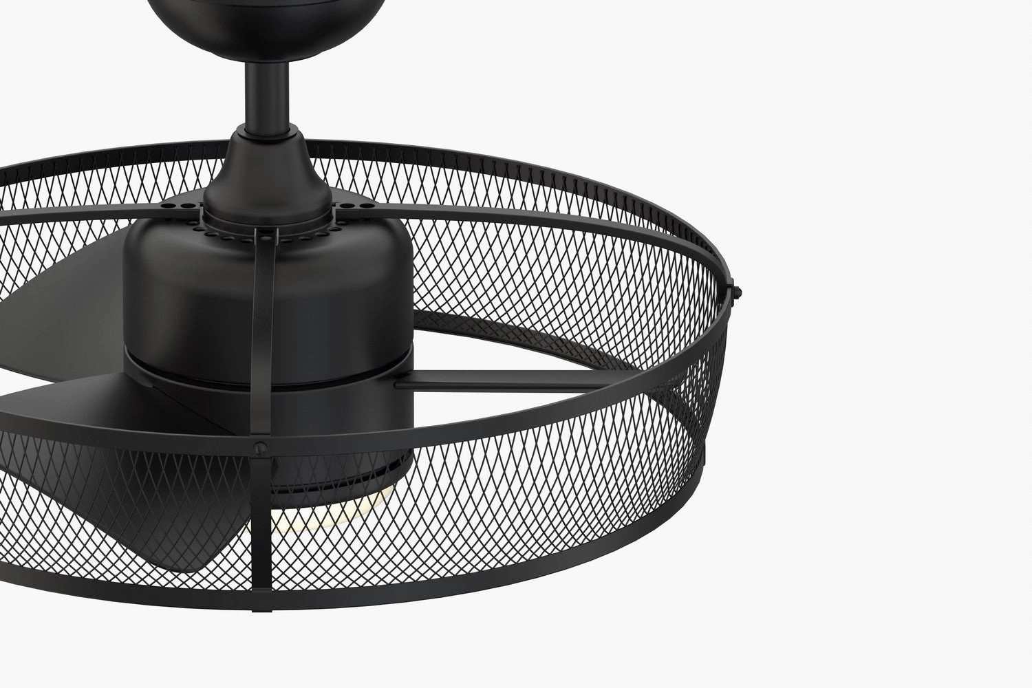 Henry 20"Ceiling Fan Black Fandeliers at discount prices