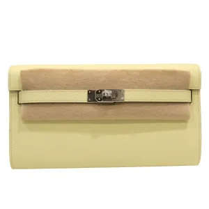 Hermes Epsom Leather Long Wallet (Bi-Fold) (Pre-Owned)