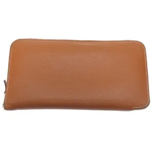 Hermes Epsom Leather Long Wallet (Bi-Fold) (Pre-Owned)