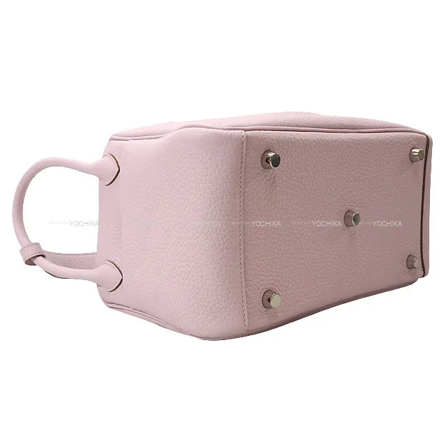 HERMES Shoulder bag Lindy 26 Verso Mauve Pale/Nata Taurillon Clemence Silver HW Stamp