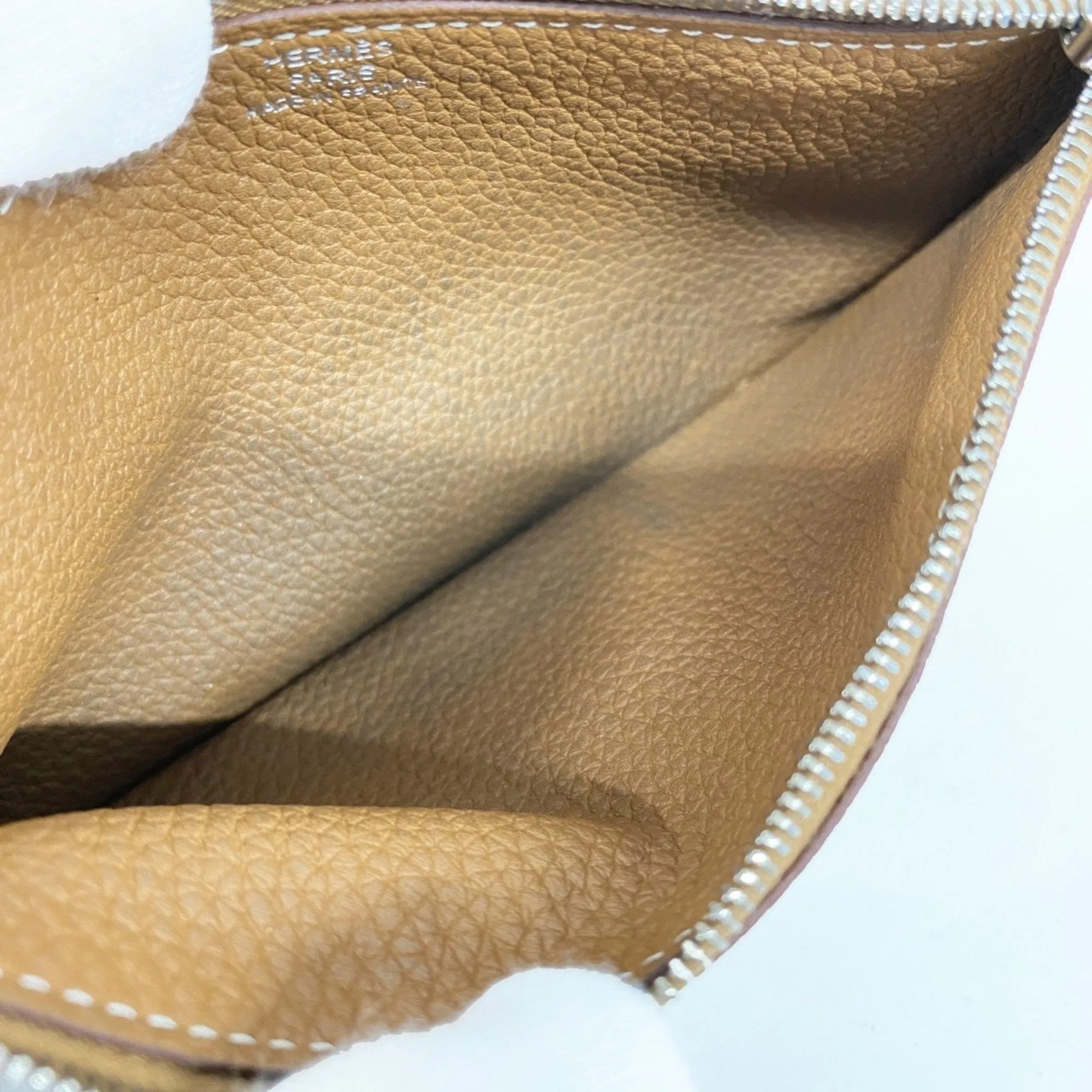 Hermes Togo Leather Long Wallet (Bi-Fold) (Pre-Owned)