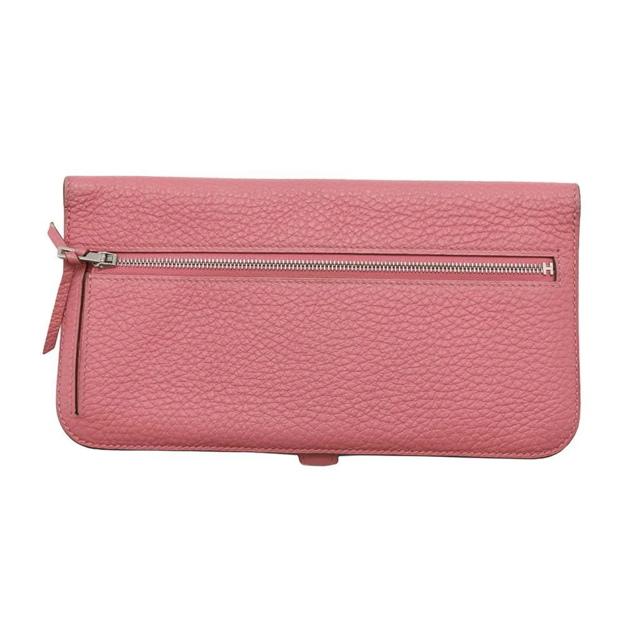 Hermes Togo Leather Long Wallet (Bi-Fold) (Pre-Owned)