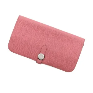 Hermes Togo Leather Long Wallet (Bi-Fold) (Pre-Owned)
