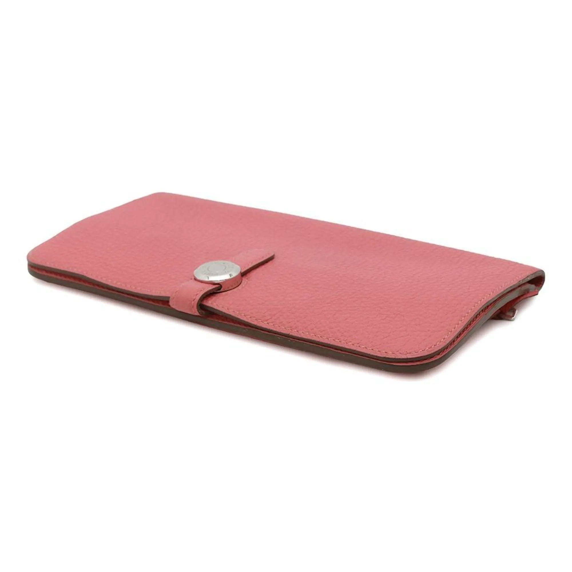 Hermes Togo Leather Long Wallet (Bi-Fold) (Pre-Owned)