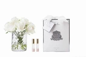 Herringbone Collection White French Rose Buds Cote Noire Home Fragrance sale