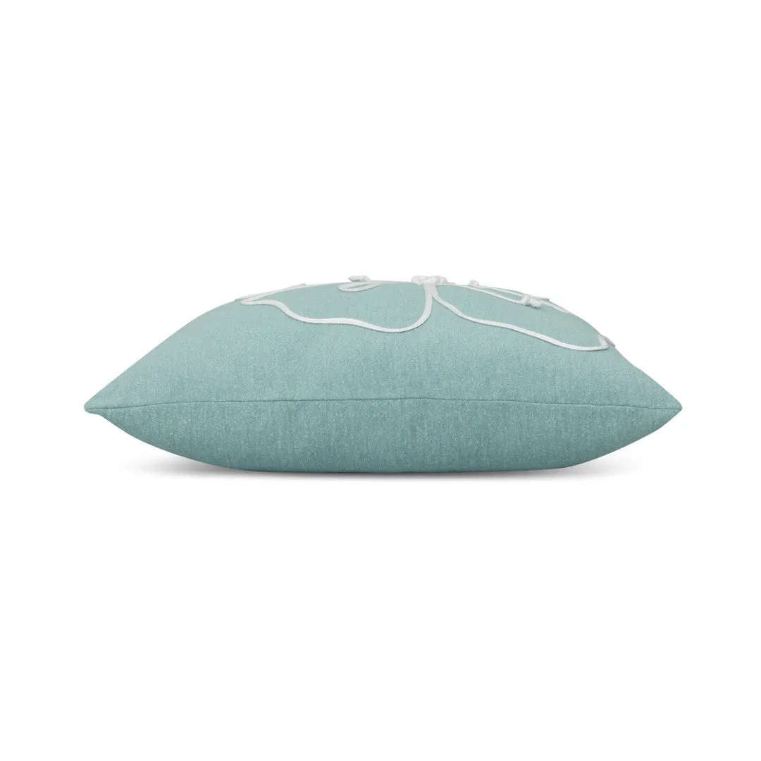 Hibiscus Mist Indoor/Outdoor Pillow, Square Decorative Pillows new arrival