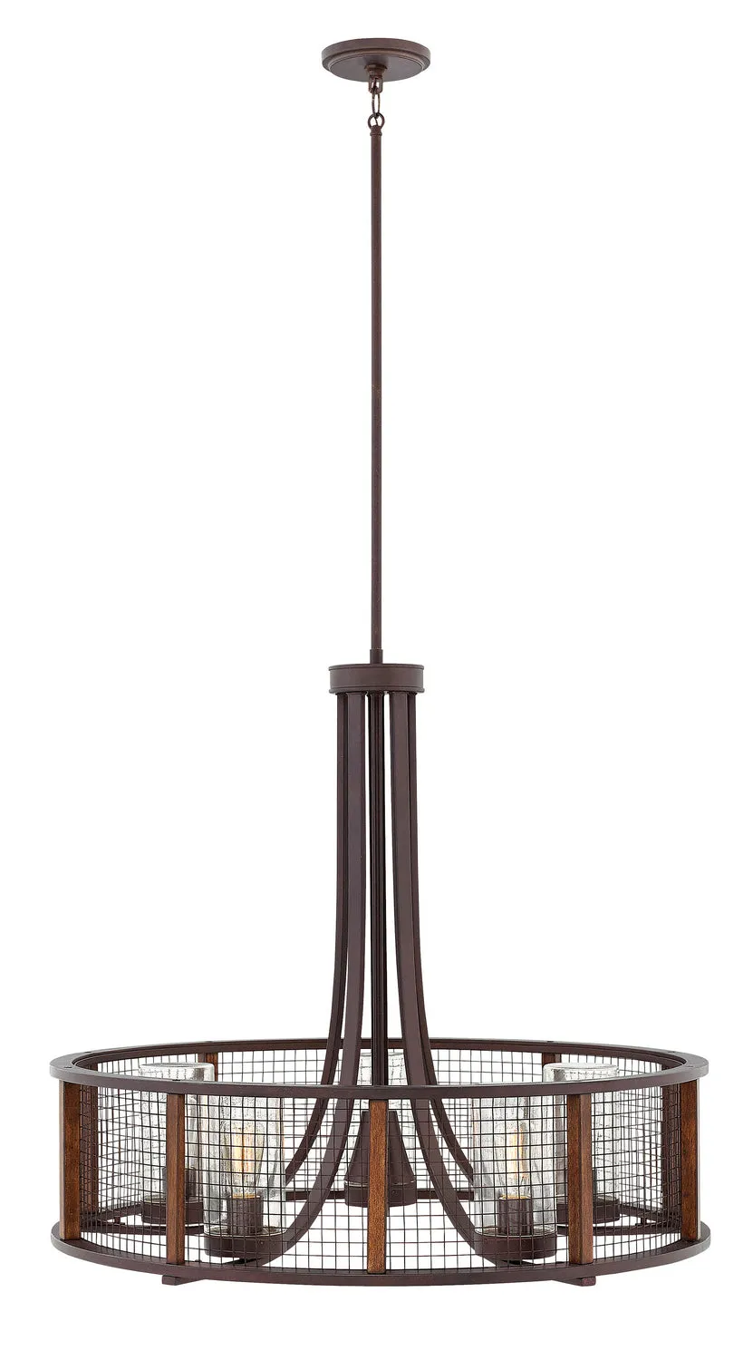 Hinkley Beckett 29616IR Chandelier Light - Iron Rust Decorative Chandeliers for cheap