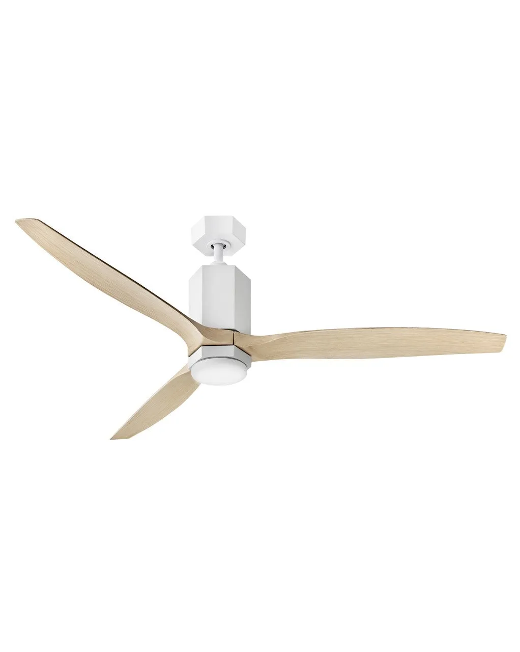 Hinkley Fan Facet Smart Outdoor Dual Mount Ceiling Fan with LED and Hiro Control