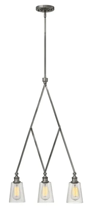 Hinkley Gatsby 4933PL Chandelier Light - Polished Antique Nickel Chandeliers Lighting value pack