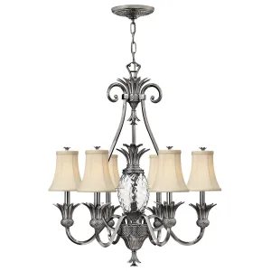 Hinkley Plantation 4886PL Chandelier Light - Polished Antique Nickel Chandeliers Lighting value pack