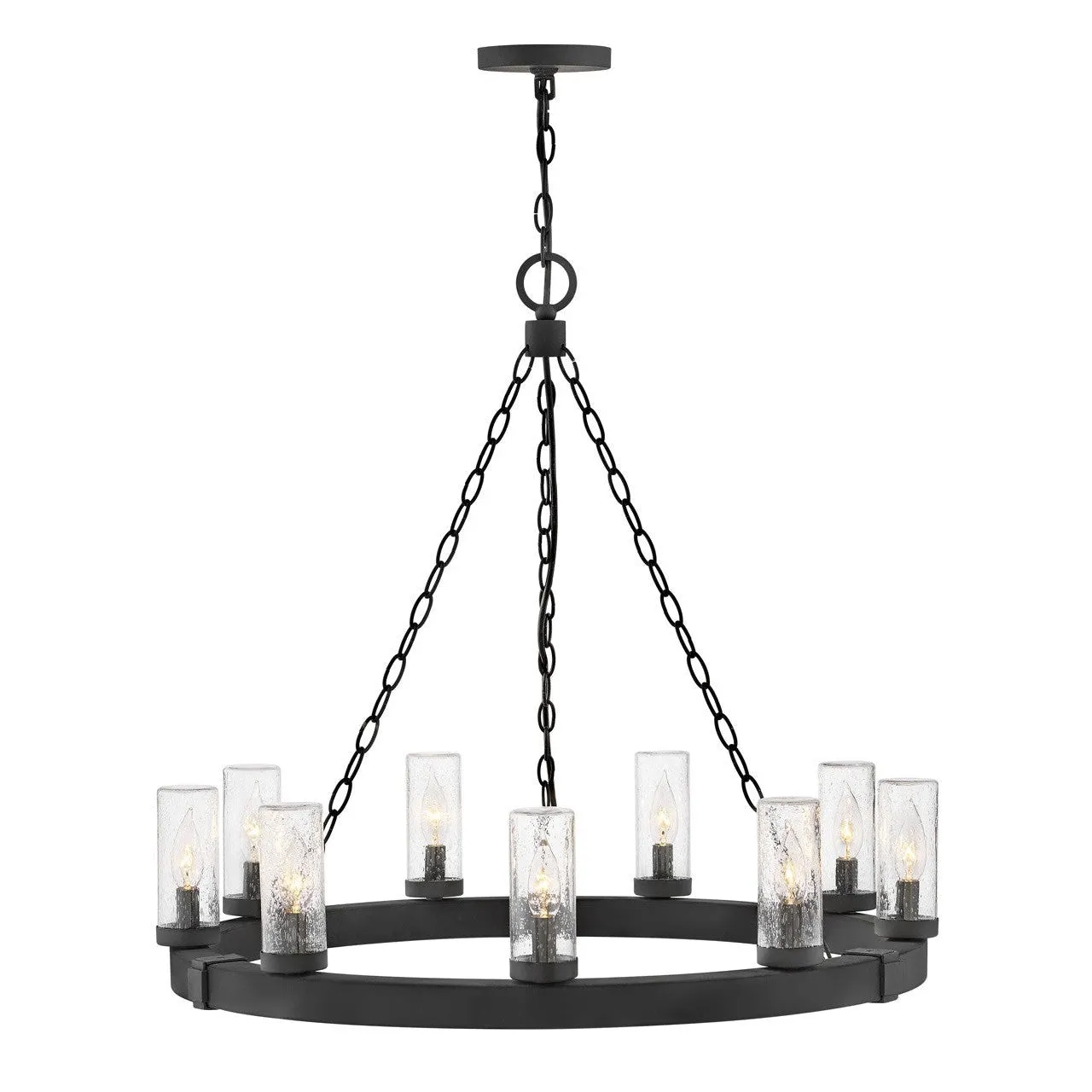 Hinkley Sawyer 29208BK Chandelier Light - Black Chandeliers Lighting value pack