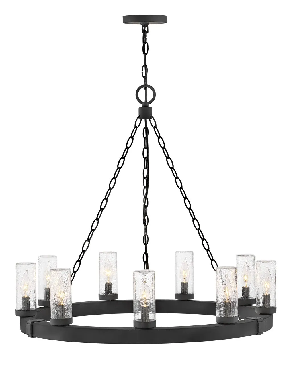 Hinkley Sawyer 29208BK Chandelier Light - Black Decorative Chandeliers for cheap