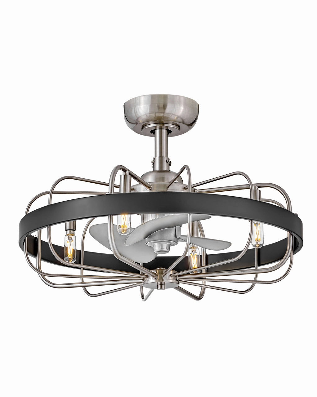 Hinkley Fan Eli 22" Fandelier with 21W LED and Hiro Control Chandelier Fans (Fandeliers) outlet sale