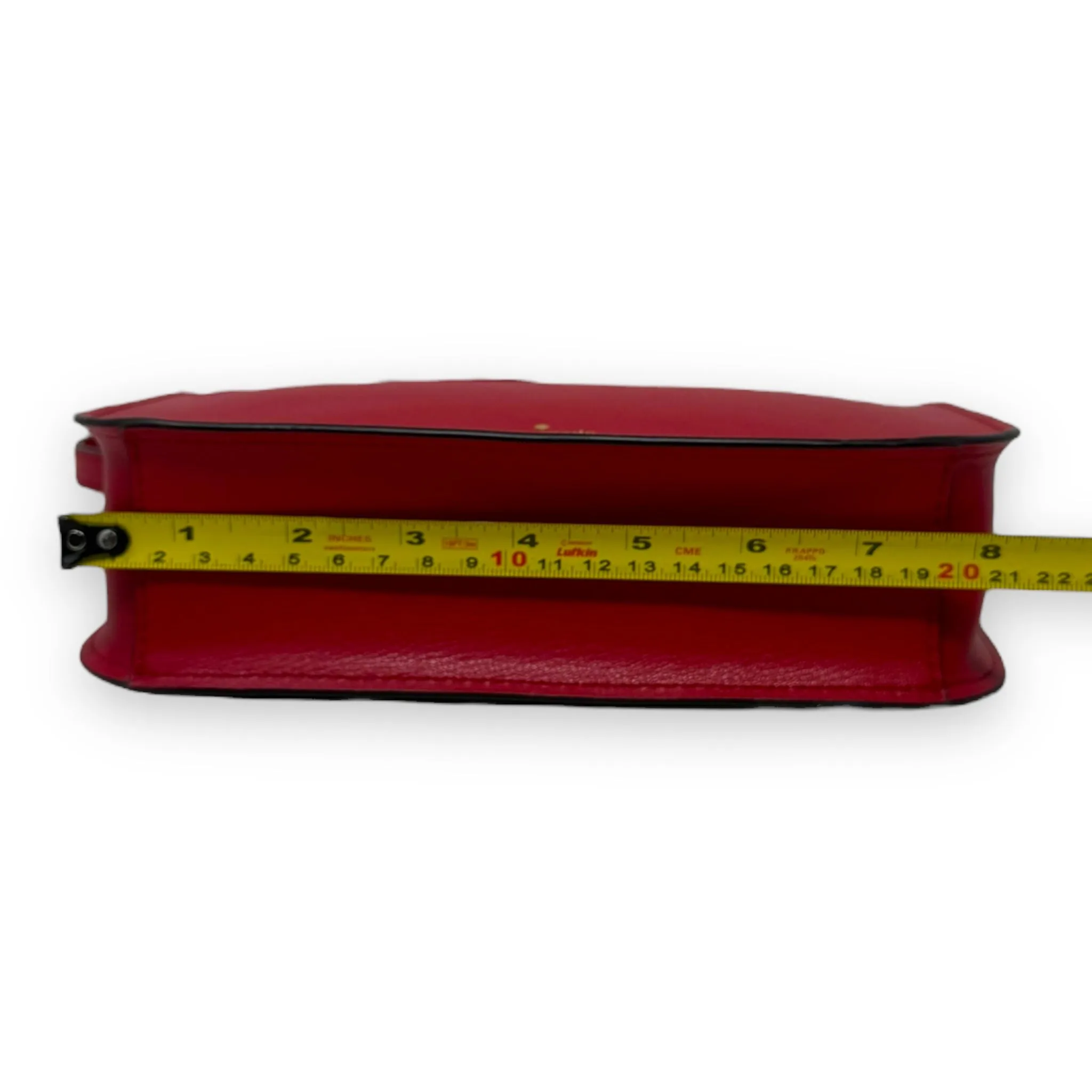Holiday Lane Val Leather Crossbody Bag Designer By Kate Spade In Royal Red, Size: Small