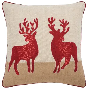 Holiday Reindeer Pillow Holiday Decor clearance sale