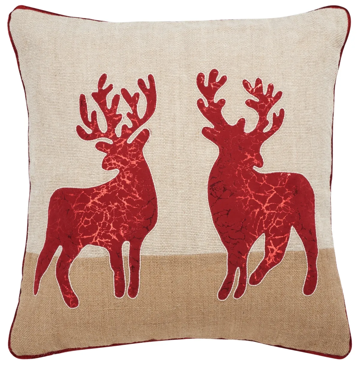 Holiday Reindeer Pillow Holiday Decor clearance sale