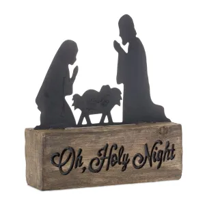Holy Family 5.5"L x 6"H Resin/Metal Unique Seasonal Decor store