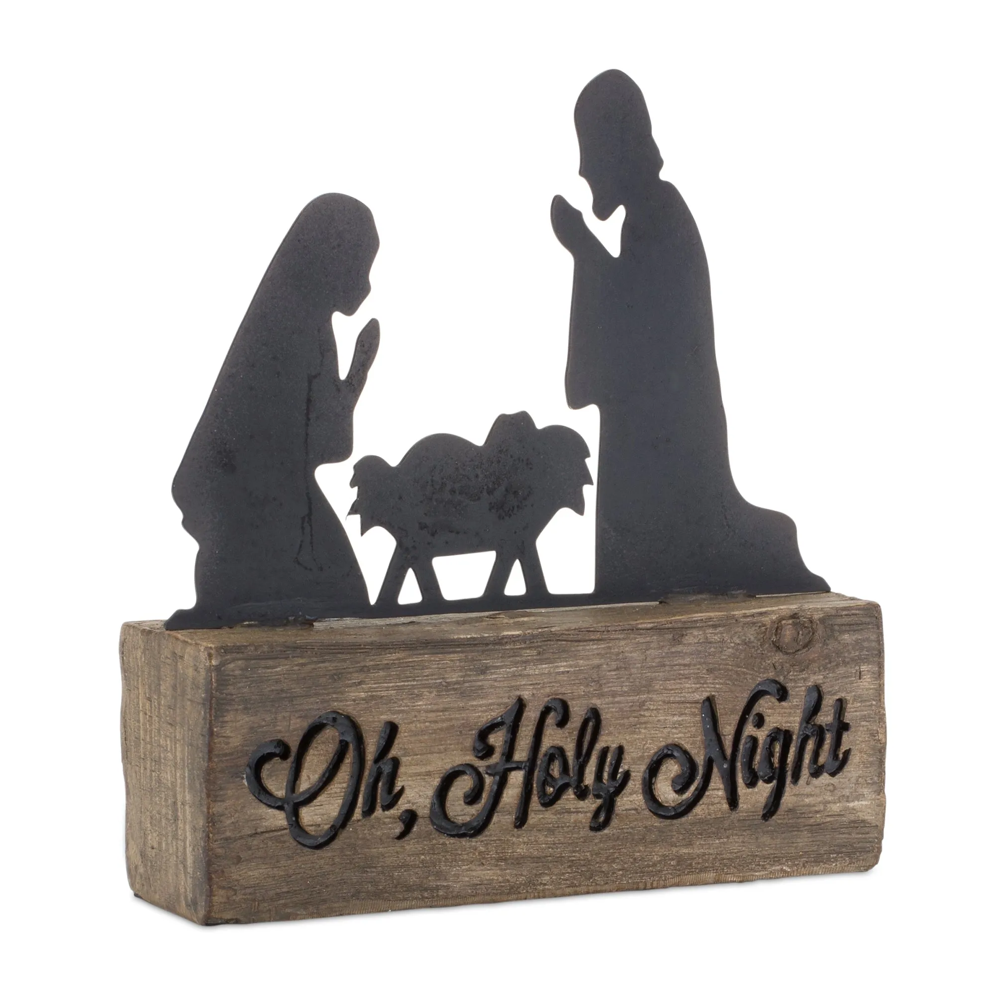Holy Family 5.5"L x 6"H Resin/Metal Unique Seasonal Decor store