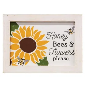 *Honey Bees & Flowers Please Frame Cheap Holiday Home Decor
