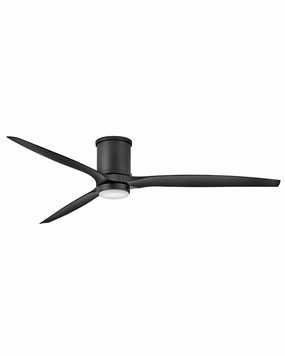 Hover Flush 72"Ceiling Fan Matte Black Exterior Fans FANS limited time offer