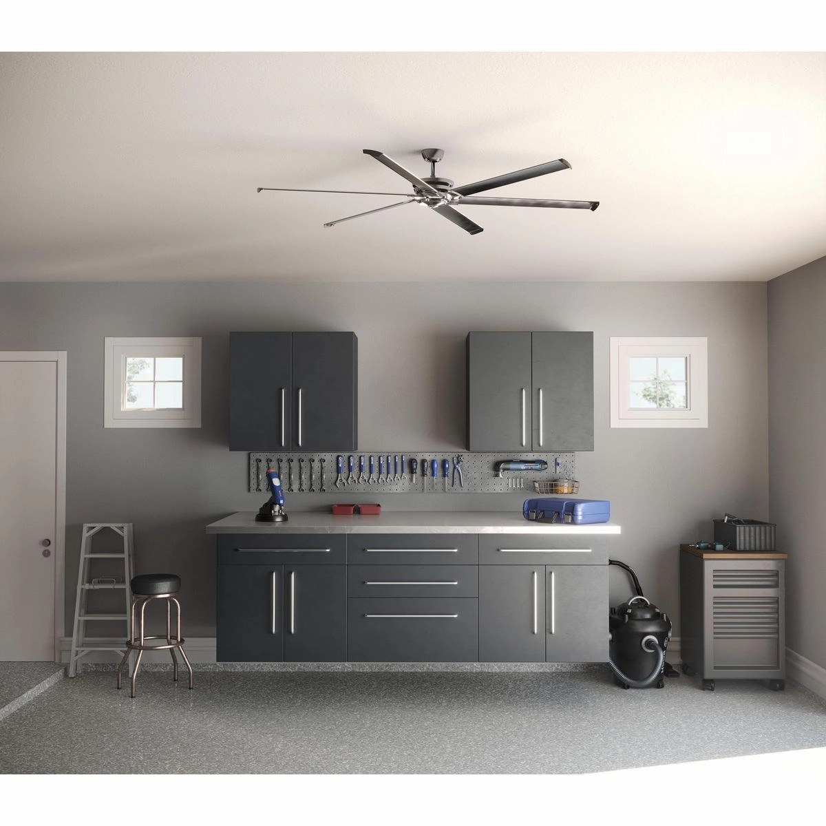 Huff Blade Brushed Nickel Large Ceiling Fans online store