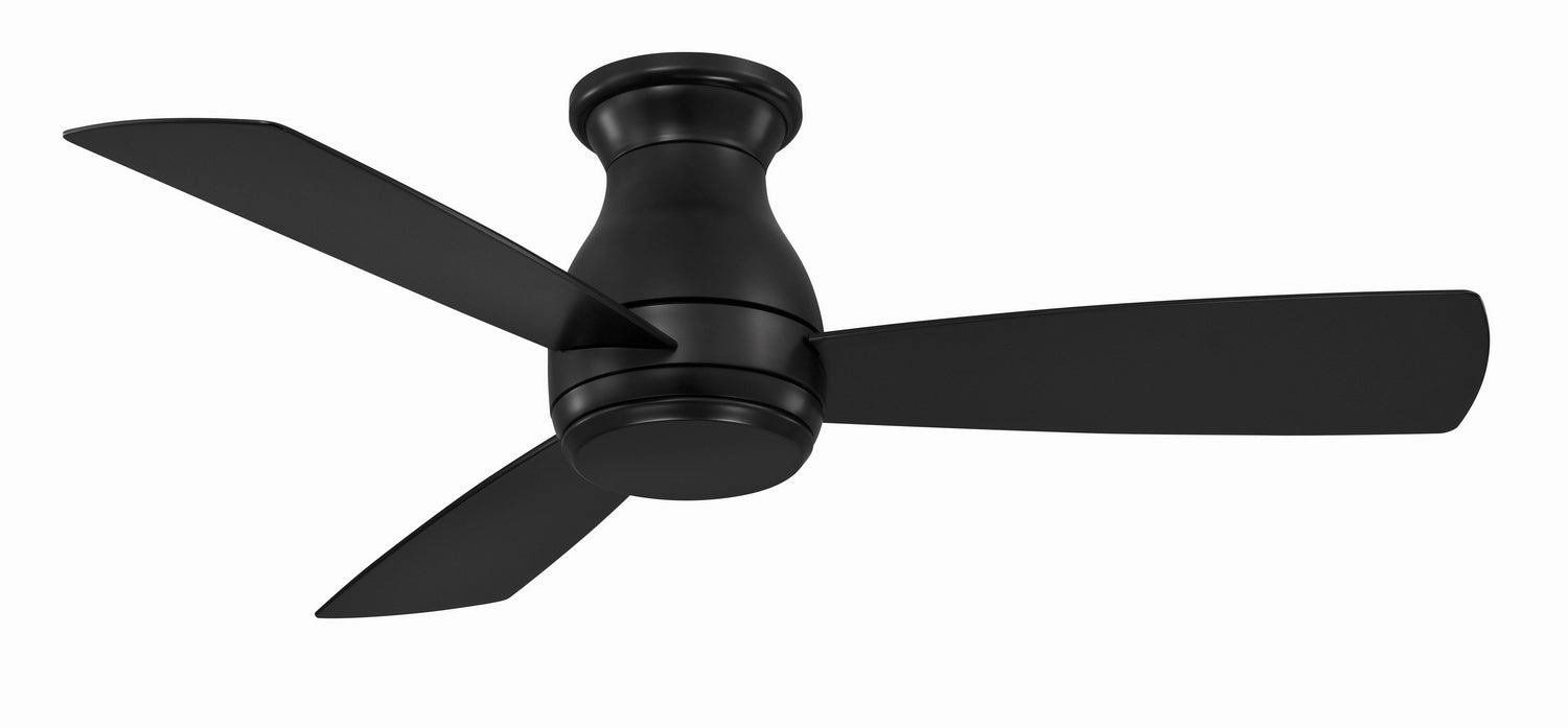 Hugh 44 44"Ceiling Fan Black Huggers flush mount fans deals
