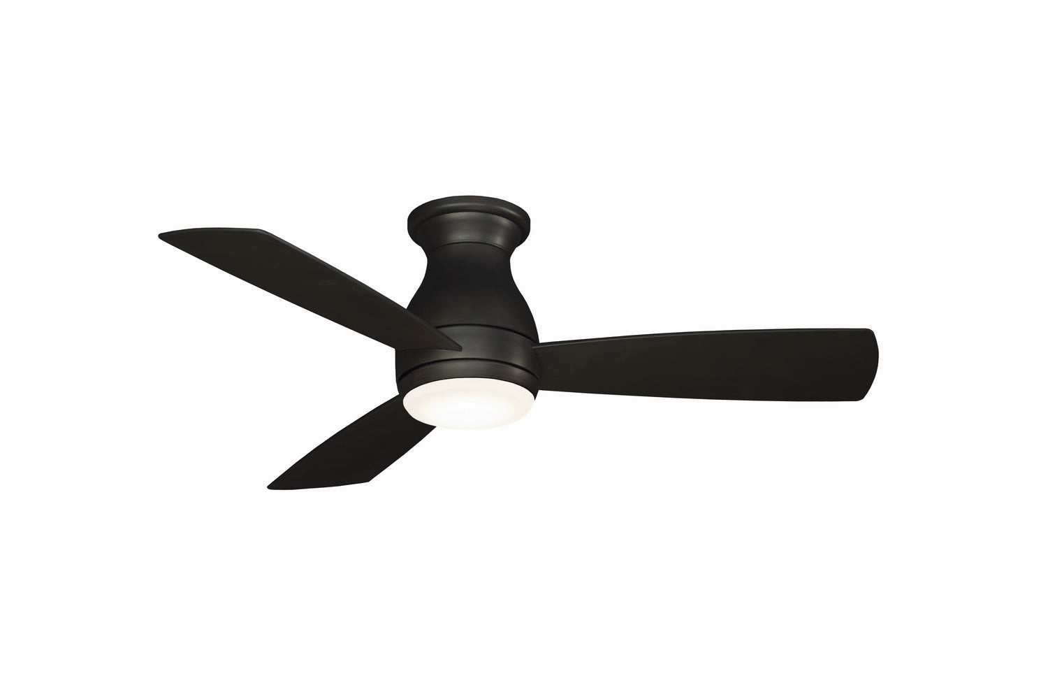 Hugh 44 44"Ceiling Fan Dark Bronze Huggers flush mount fans deals