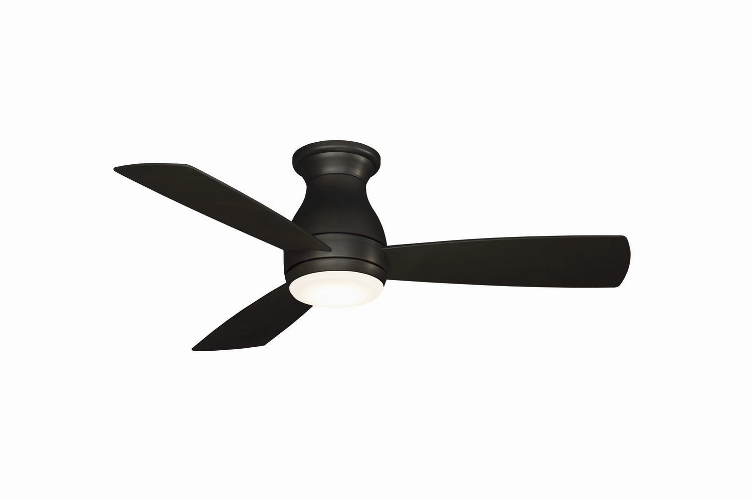 Hugh 44 44"Ceiling Fan Dark Bronze Huggers flush mount fans deals