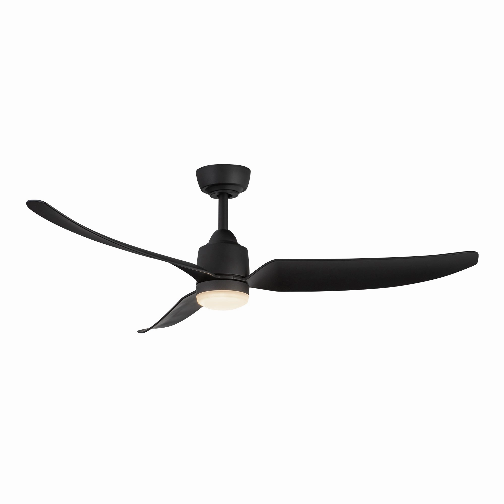 Hugo 52"Exterior Ceiling Fan Matte Black Exterior Fans special offers
