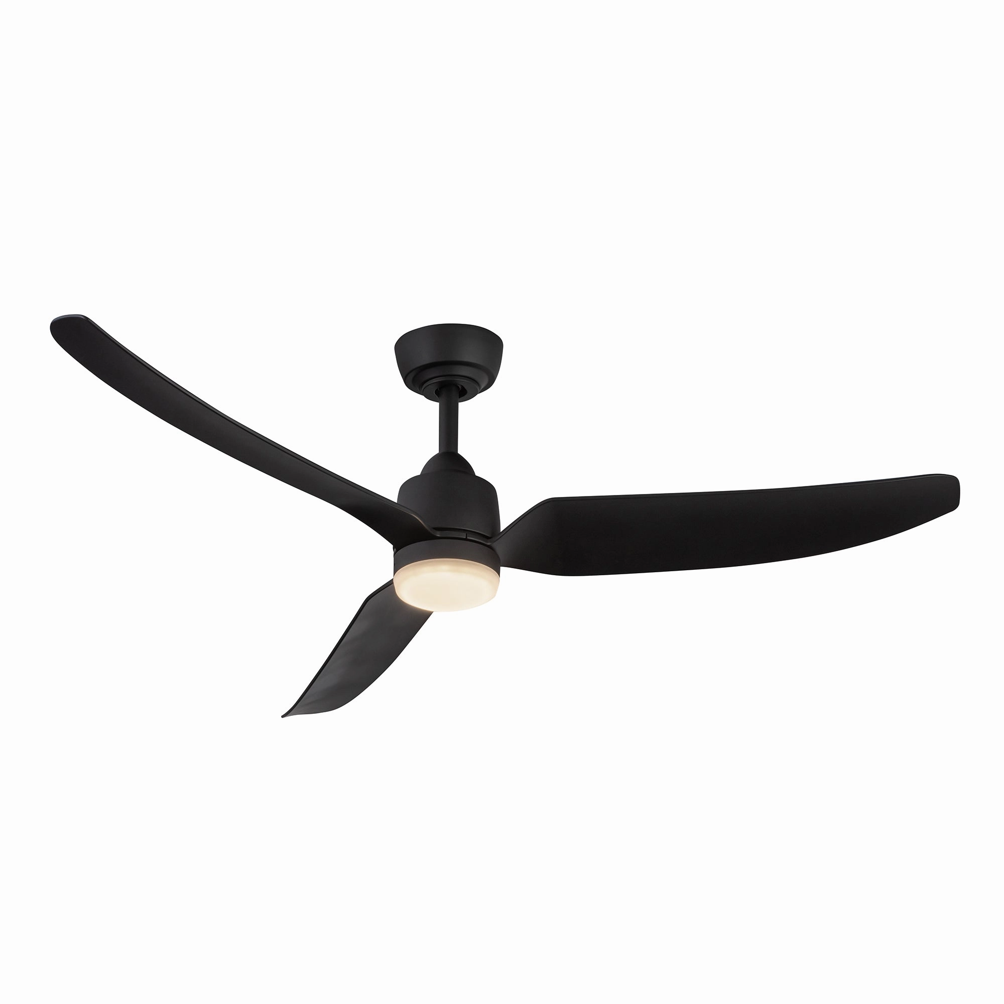 Hugo 52"Exterior Ceiling Fan Matte Black Exterior Fans special offers