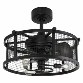 Humboldt 21"Ceiling Fan Black Fandeliers FANS on sale now