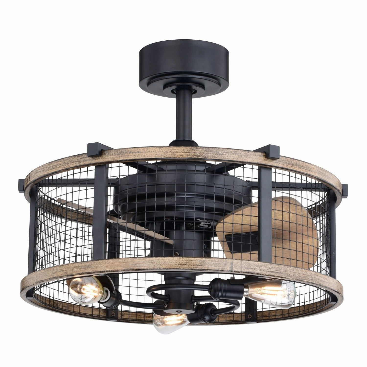 Humboldt 21"Ceiling Fan Oil Rubbed Bronze and Burnished Teak Fandeliers FANS on sale now