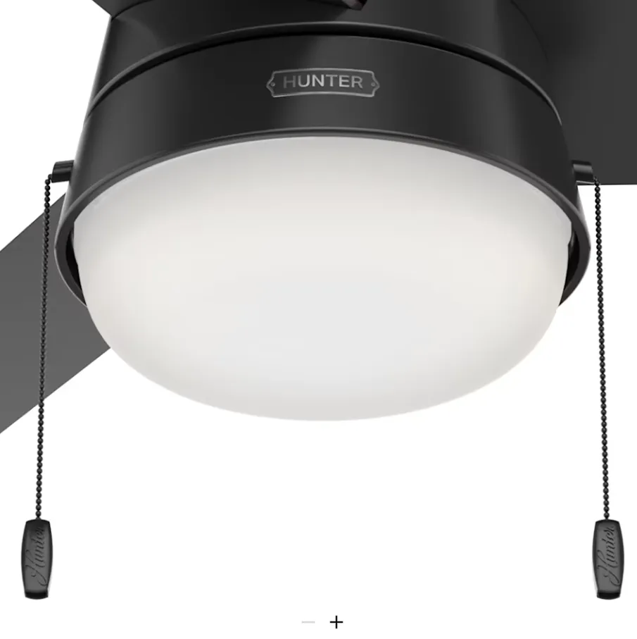 Hunter Fan Aker 52" Indoor/Outdoor Pull Chain Ceiling Fan with 18W LED