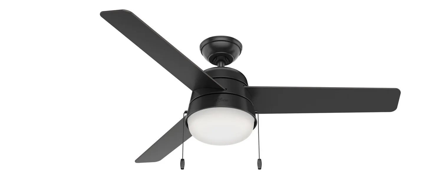 Hunter Fan Aker 52" Indoor/Outdoor Pull Chain Ceiling Fan with 18W LED Outdoor Ceiling Fans discount