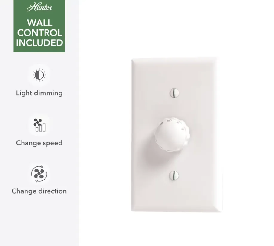 Hunter Fan Cabo Frio 52" Indoor/Outdoor Ceiling Fan with Wall Control