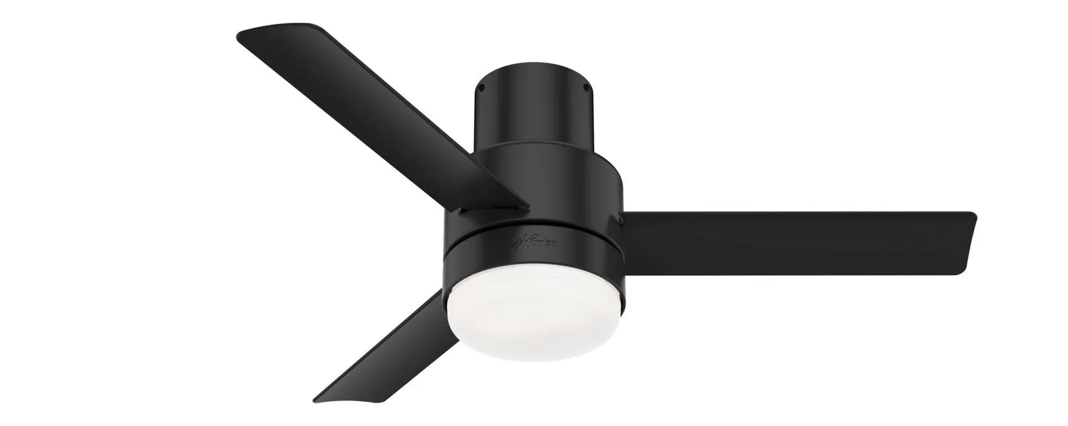 Hunter Fan Gilmour 44" Flushmount Ceiling Fan with 20W LED and Remote Outdoor Ceiling Fans discount