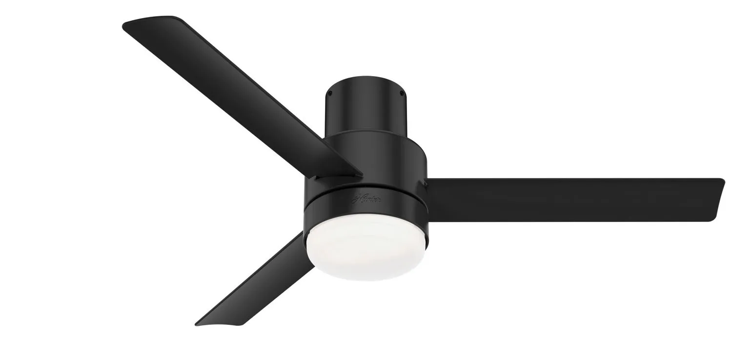 Hunter Fan Gilmour 52" Indoor/Outdoor Flushmount Ceiling Fan with 19W LED and Remote Outdoor Ceiling Fans discount