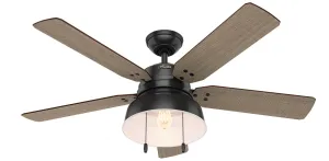 Hunter Fan Mill Valley 52" Indoor/Outdoor Pull Chain Ceiling Fan with 5W LED Outdoor Ceiling Fans discount