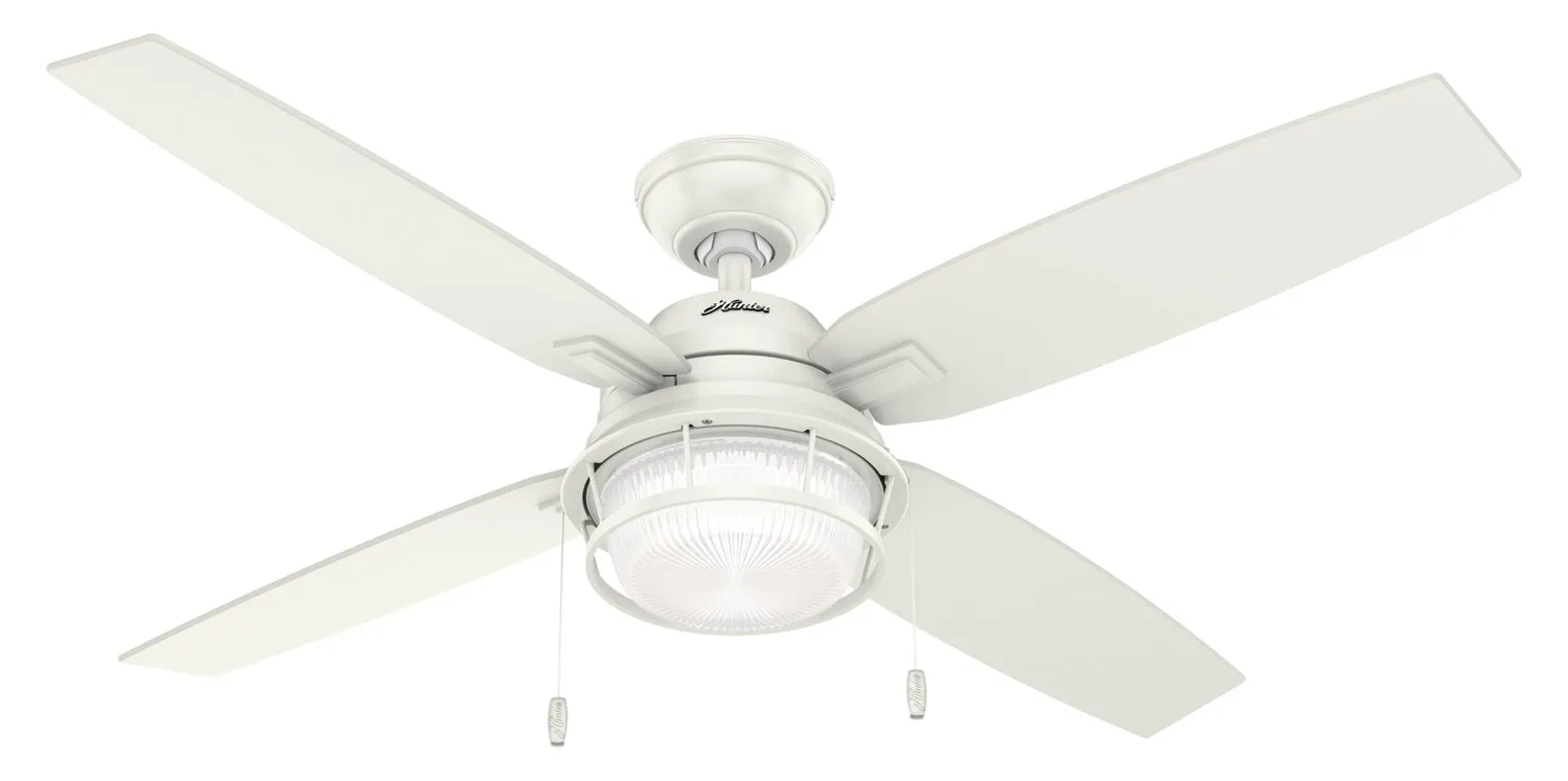 Hunter Fan Ocala 52" Indoor/Outdoor Pull Chain Ceiling Fan with 18W LED Outdoor Ceiling Fans discount
