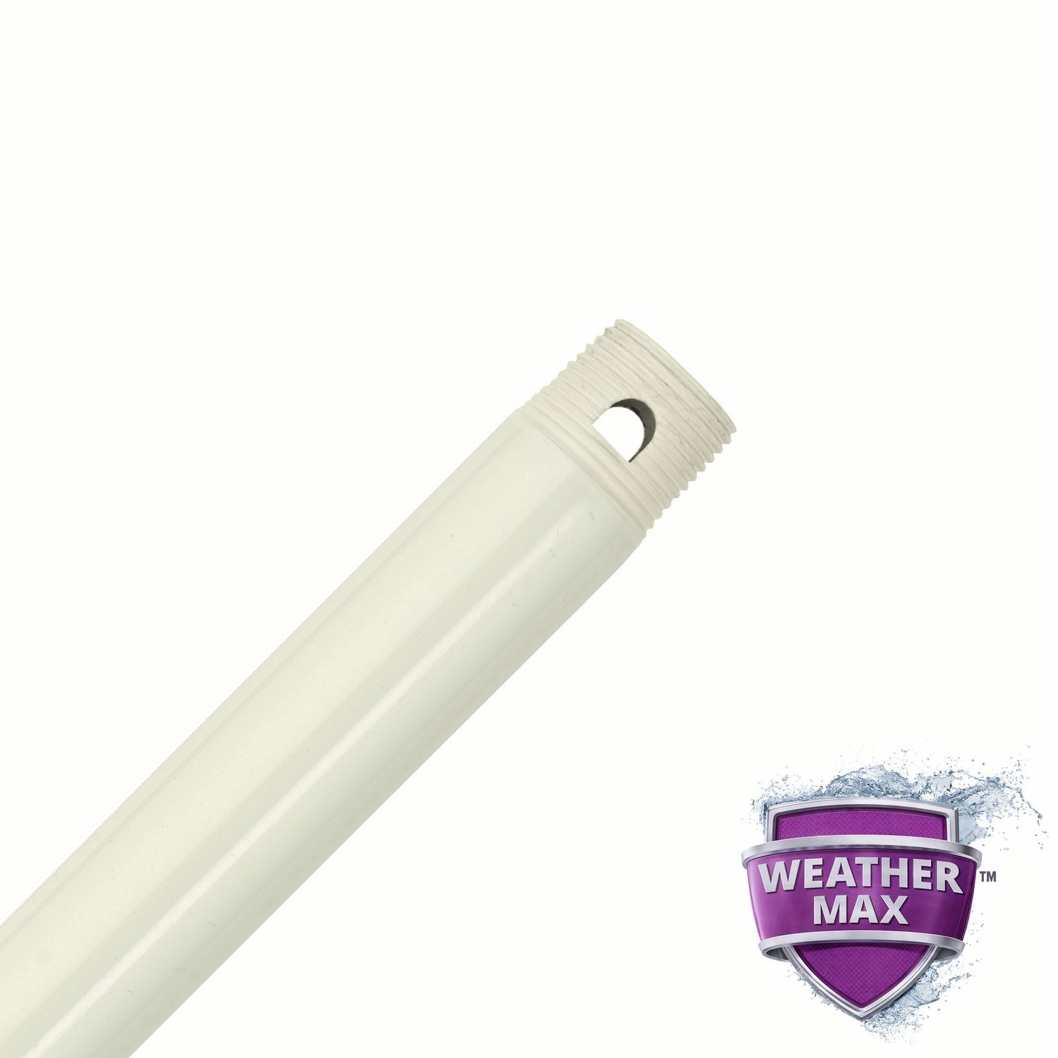Hunter Fan 24" Downrod in Fresh White - Wet Rated Outdoor Ceiling Fans discount