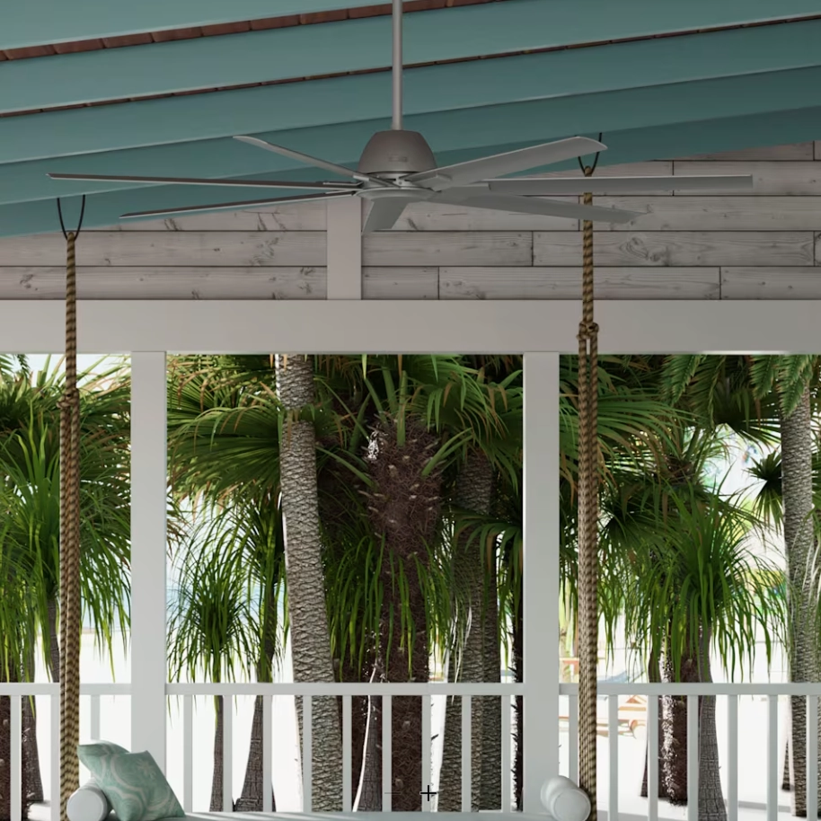 Hunter Fan Downtown Outdoor Ceiling Fan with Wall Control