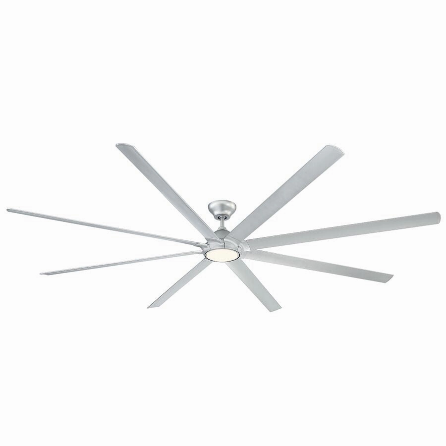 Hydra 120"Ceiling Fan Titanium Silver Large Fans FANS best price