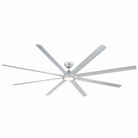 Hydra 120"Ceiling Fan Titanium Silver Large Fans FANS best price