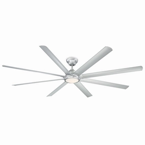 Hydra 96"Ceiling Fan Titanium Silver Large Fans FANS best price